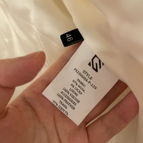 Designer brand- Giuseppe di morabito feather wool blazer(NEW) - Picture 11 of 13